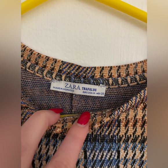 Zara Tweed Checkered Dress - Picture 5 of 5